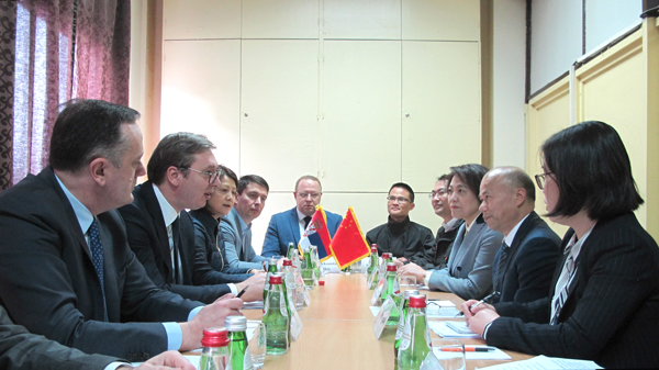 塞尔维亚武契奇总统视察6008集团官方网站波尔铜业公司