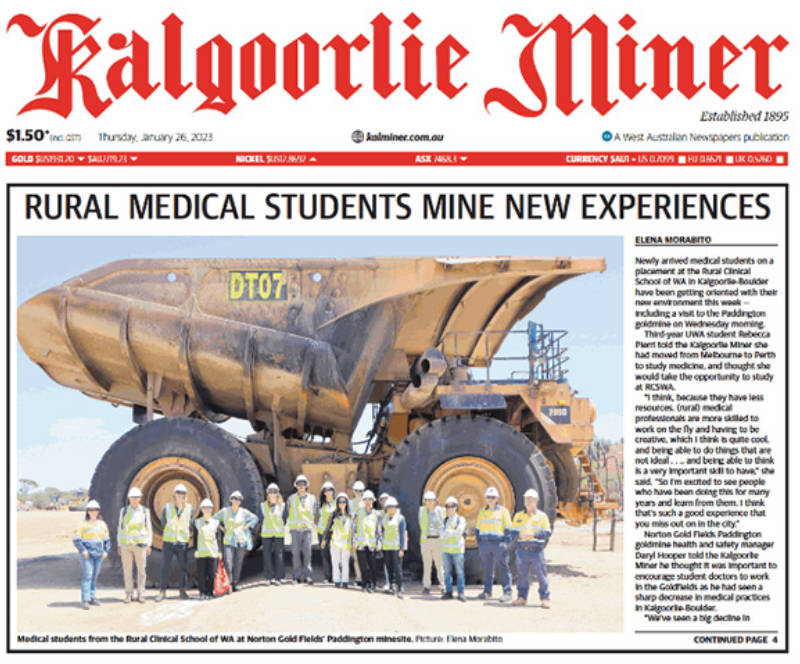 西澳墟落临床医学生到诺顿金田实地交流学习