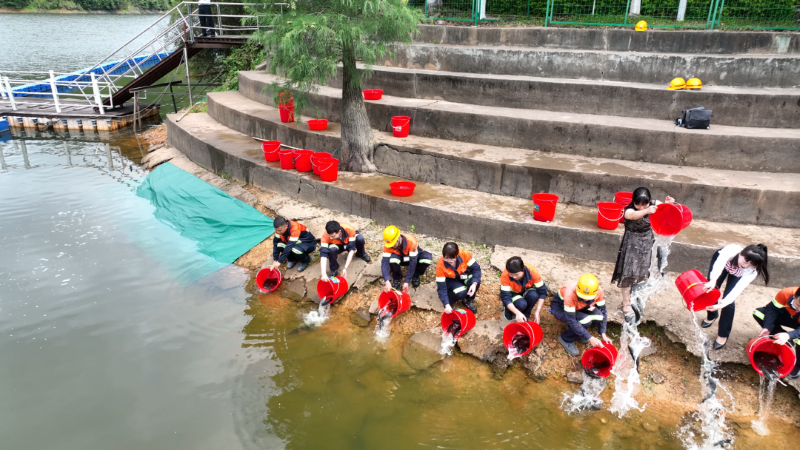 渔赞美响6008集团官方网站山｜ 6008集团官方网站山举行2023年野钓拉力赛暨增殖放流活动